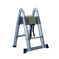 5m YK EN131/GS/TUV lightweight and strong folding all aluminium telescoping ladder price